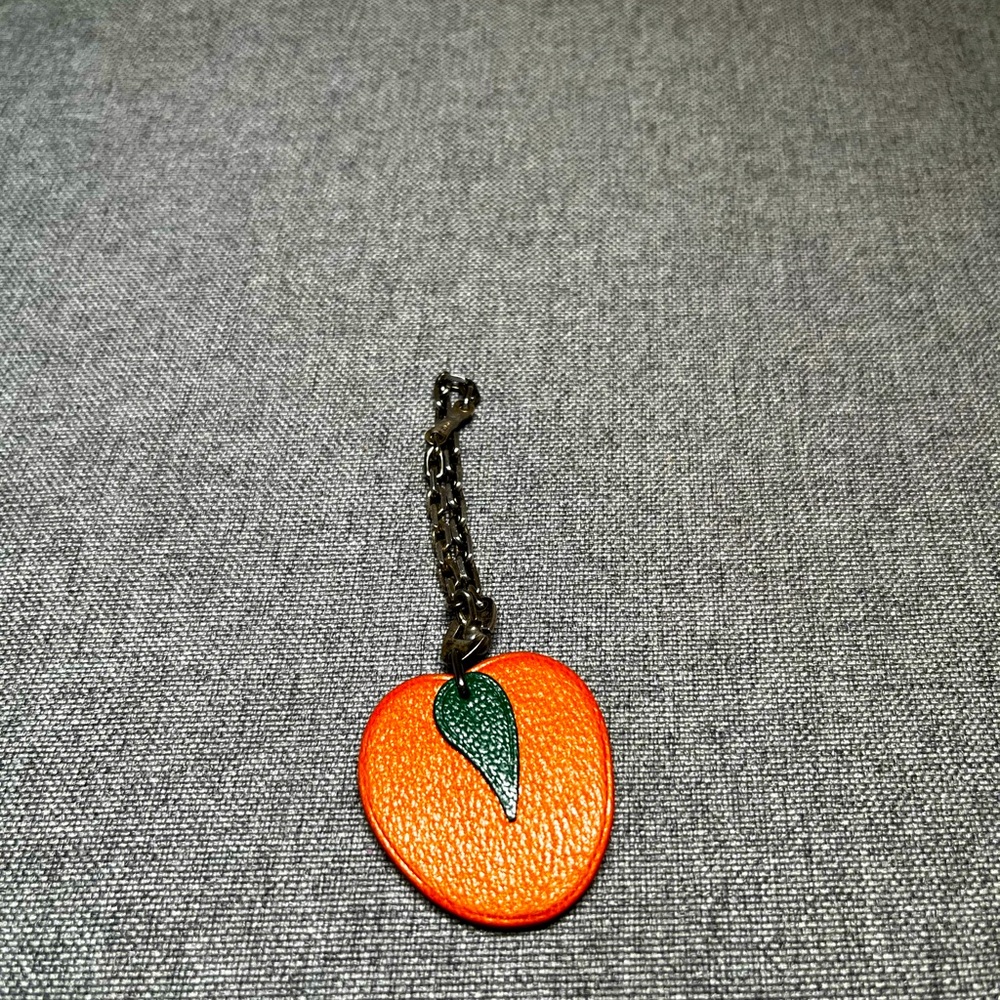 Hermes Orange Bag Charm